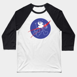 Nasa Felix The Cat Baseball T-Shirt